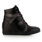 czarne buty sneakersy